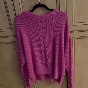 ON 34th  Pink Knit Women's Sweater